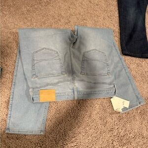 Hollister Men's Light Blue Straight Jeans